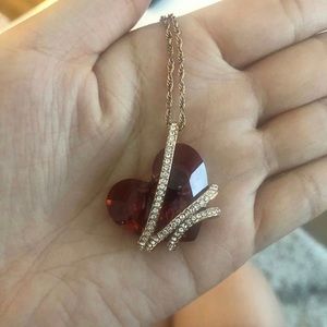 Swarovski Red Heart Necklace